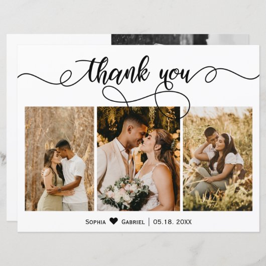 Budget Photo Collage Script Weddenschap Hartelijk (Voorkant / Achterkant)