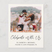 Budget Photo Cream Wedding Reception (Voorkant)