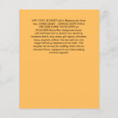 BUDGET PHOTO Engaged Wedding INVITE kondiging Flyer (Achterkant)