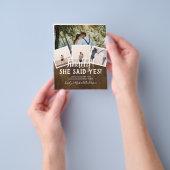 BUDGET PHOTO Engaged Wedding INVITE kondiging Flyer (Hand)