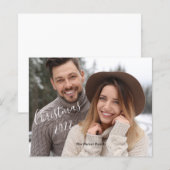 Budget Photo famille Noël 2022 Carte (Devant / Derrière)