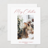 Budget Photo Holiday Card (Voorkant / Achterkant)