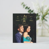 Budget Photo Luxury Faux Golden Fancy Calligraphy (Staand voorkant)