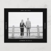 BUDGET Photo Mariage Enregistrer La Date Carte Pos (Devant)