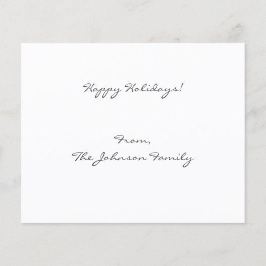 Budget Photo Merry Kerstmis (Achterkant)