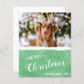 Budget Photo Merry Kerstmis (Voorkant / Achterkant)