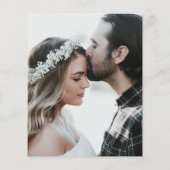 Budget Photo Moderne Enregistrer La Carte Date (Dos)