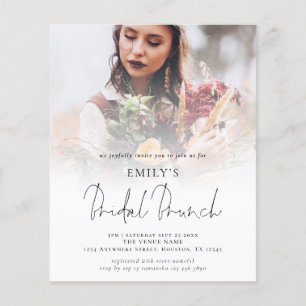 Budget Photo Overlay Script Bridal Brunch nodigt u