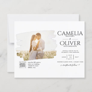 BUDGET PHOTO QR CODE Weddenschap nodigt RSVP - det