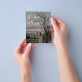 Budget Photo Wedding Invitation Flyer (Hand)
