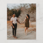 Budget Photo Wedding Invitation Flyer (Achterkant)