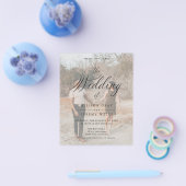 Budget Photo Wedding Invitation Flyer (Enkel)