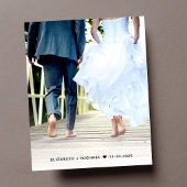 Budget Photo Wedding Reception Invitation