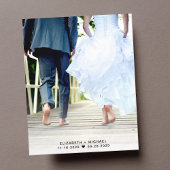 Budget Photo Wedding Reception Invitation