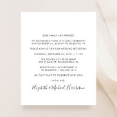 Budget Photo Wedding Reception Invitation