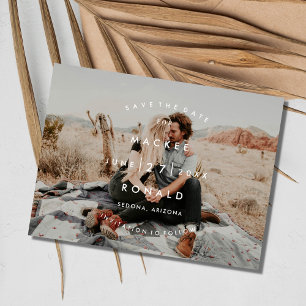 Budget Photo Wedding Save the Date Briefkaart