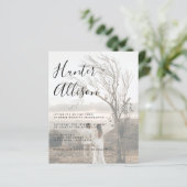 Budget Photo Wedding Uitnodiging (Staand voorkant)