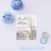 Budget Photo Wedding Uitnodiging Flyer (Enkel)