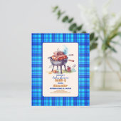 Budget picknickdoek Baby Q Baby shower (Staand voorkant)