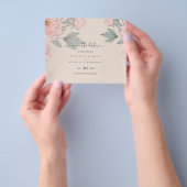 BUDGET  PIJONEN ROZE SALIE PERZIK TROUW FLYER (Hand)