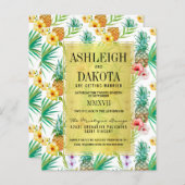 Budget Pineappel & Hibiscus Destination Wedding (Voorkant / Achterkant)