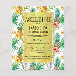 Budget Pineappel & Hibiscus Destination Wedding