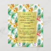 Budget Pineappel & Hibiscus Engagement Party (Voorkant / Achterkant)