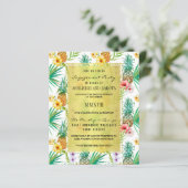 Budget Pineappel & Hibiscus Engagement Party (Staand voorkant)