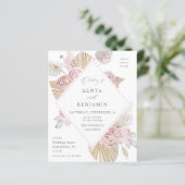 Budget Pink Boho Floral Wedding (Staand voorkant)