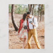 BUDGET Pink Glitter Wedding Invitting (Achterkant)