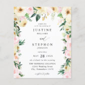 Budget Pink & Yellow Floral Wedding (Voorkant)