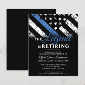 Budget Police Blue Line Law Enforcement Retition (Voorkant / Achterkant)