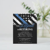 Budget Police Blue Line Law Enforcement Retition (Staand voorkant)