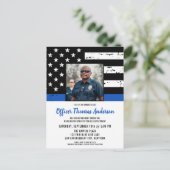 Budget Police Retraite Invitation de l'application (Debout devant)