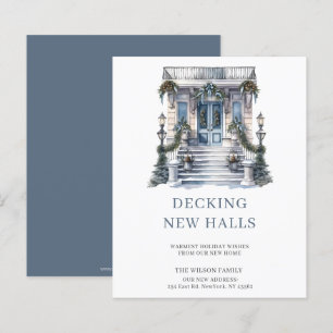 BUDGET Porte Bleue Decor New Halls Carte de vacanc