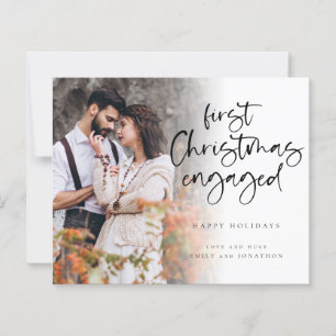 Budget Premier Noël Engagé Carte photo personnalis