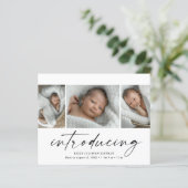 Budget Présentation du Carte de remerciements phot (Debout devant)