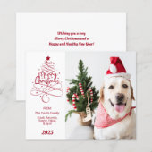 Budget Prettig Kerst Foto (Voorkant / Achterkant)