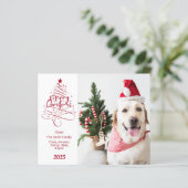 Budget Prettig Kerst Foto (Staand voorkant)