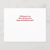 Budget Prettig Kerst Foto (Achterkant)