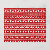 Budget Prettig Kerstfeest Fun Script Foto (Achterkant)