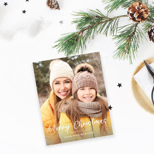 Budget Prettig Kerstfeest Leuk Script Foto Vertica Flyer