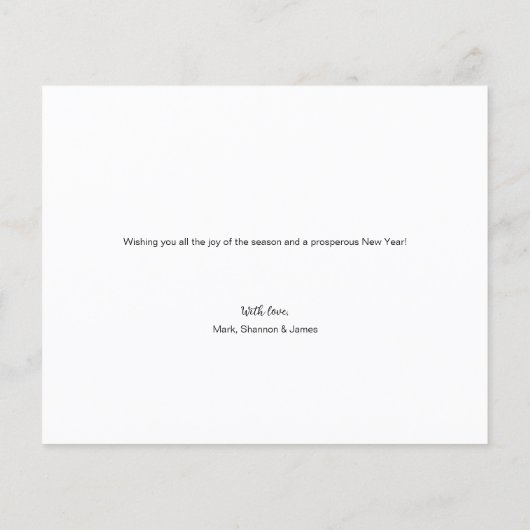 Budget Prettig Kerstfeest Script Custom Foto Moder (Achterkant)