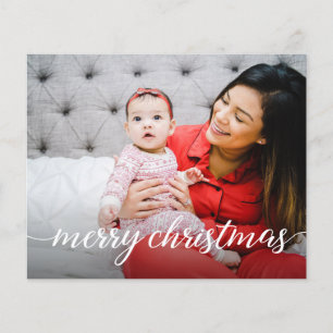 Budget Prettig Kerstfeest Script Custom Foto Moder