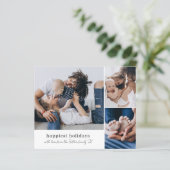 Budget Prettige feestdagen 3 Fotosignatuurkerst (Staand voorkant)