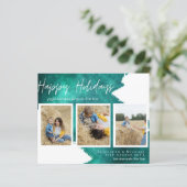 Budget Prettige feestdagen Fotokaarten Abstract Mo (Staand voorkant)