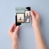 Budget Prettige feestdagen Fotokaarten Abstract Mo Flyer (Hand)