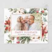 Budget Prettige feestdagen kerstfoto Flyer (Voorkant)