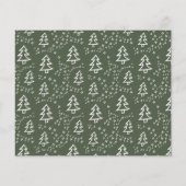 Budget Prettige feestdagen kerstfotofeestdag Kaart (Achterkant)