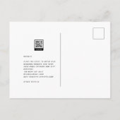 BUDGET Printen or Digital Download Wedding INVITE Briefkaart (Achterkant)